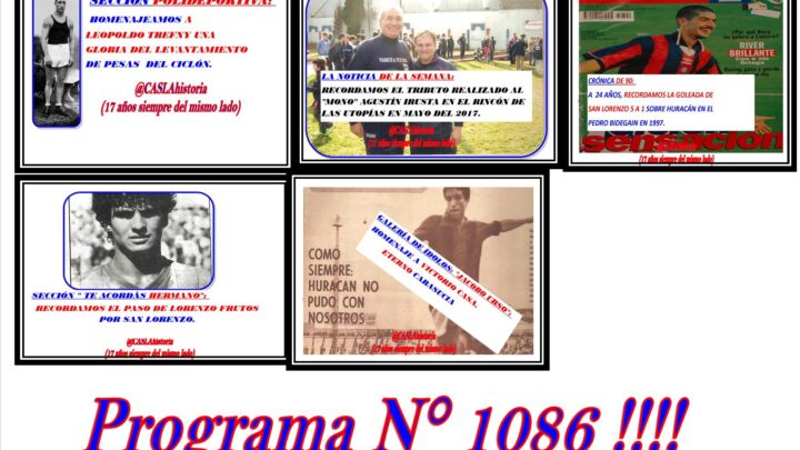 Programa N° 1086 de Lunes por www.radioamep.com.ar  de 18 a 21 hs.